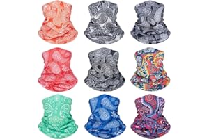 LILLBJORNEN Neck Gaiter Sun Protection Face Mask for Men Women Breathable Head Wrap Headwear Balaclava Bandana