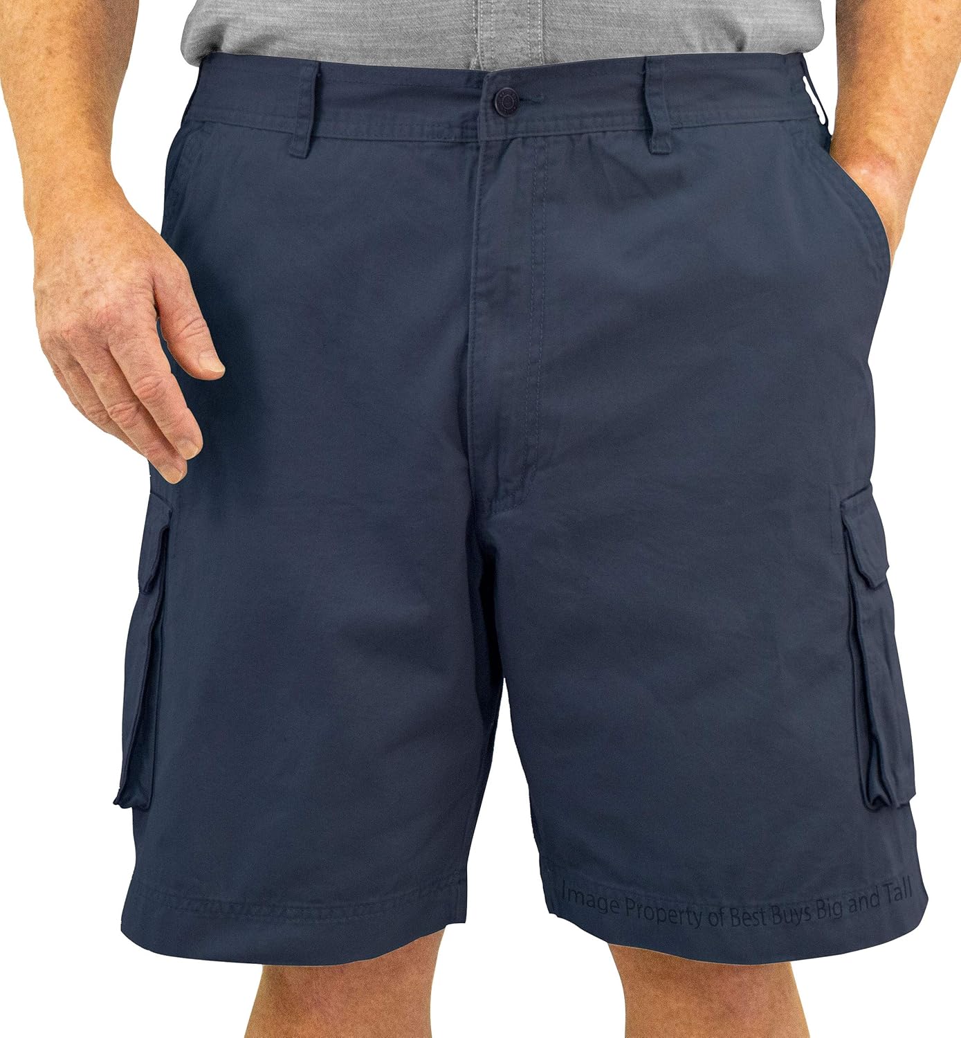 elastic waist cargo shorts