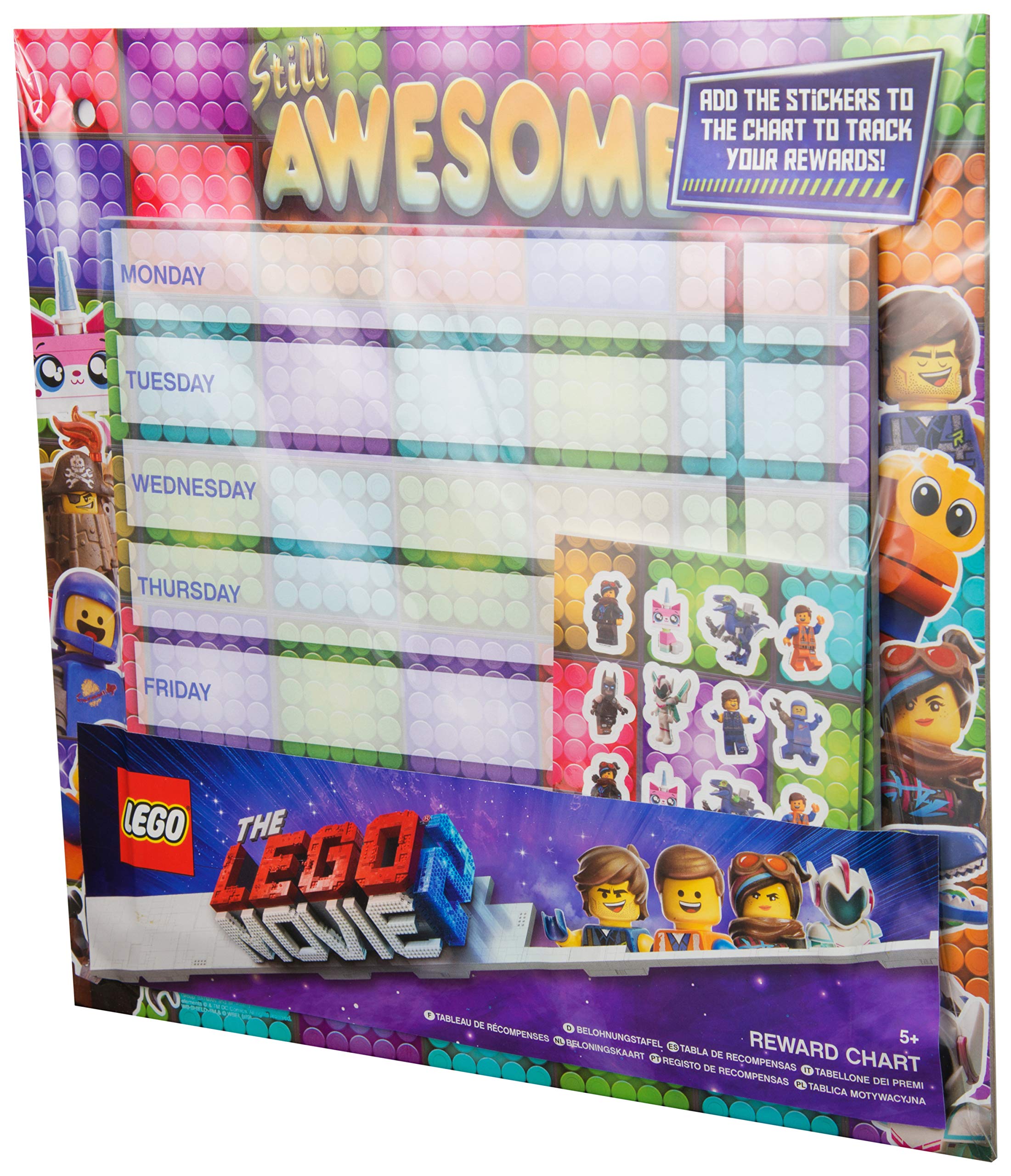Sambro 6874 Lego Movie Reward Chart, Multi Colour