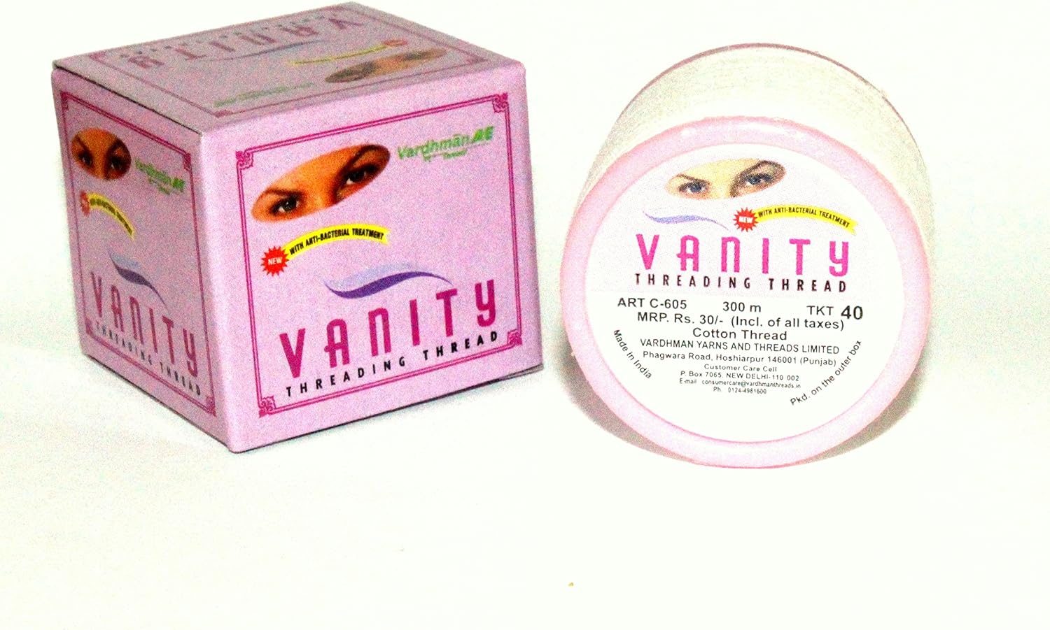 Antibacterial Eyebrow Threading Facial Hair Removal Vanity Cotton