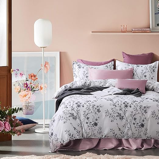 Amazon Com French Country Garden Toile Floral Printed Duvet Quilt