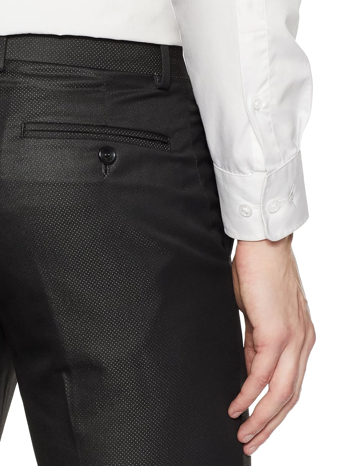 blackberrys men's skinny fit formal trousers