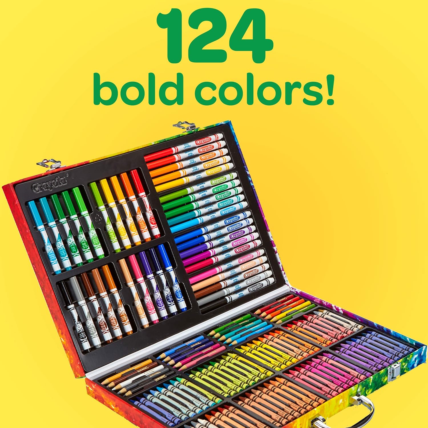 Crayola Inspiration Art Case Coloring Set, Gift for Kids, 140 Art Supplies: Toys & Games
