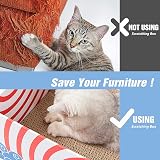 Conlun 5-Pack Cat Scratching Boards with Box Large Reversible Cardboard Scratch view 8