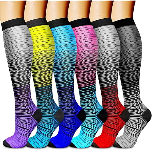 CHARMKING Compression Socks for Women & Men Circulation 1520 mmHg is