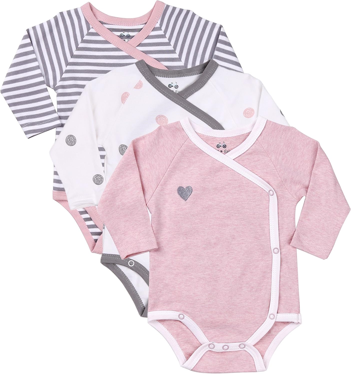 side snap onesies girl