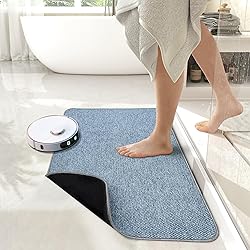 Bath Mat,Ultra Thin Bathroom Rugs,Rubber Bath Mats