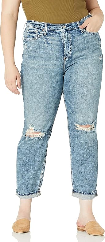 plus size tapered jeans