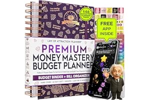 FREEDOM MASTERY Budget Planner and Monthly Bill Organizer + Cash Envelope Buget Sytem | Finance Planner, Bill Payment Tracker & Money Saving with Panduo App | Money Mindset Journal for Attracting Financial Abundance