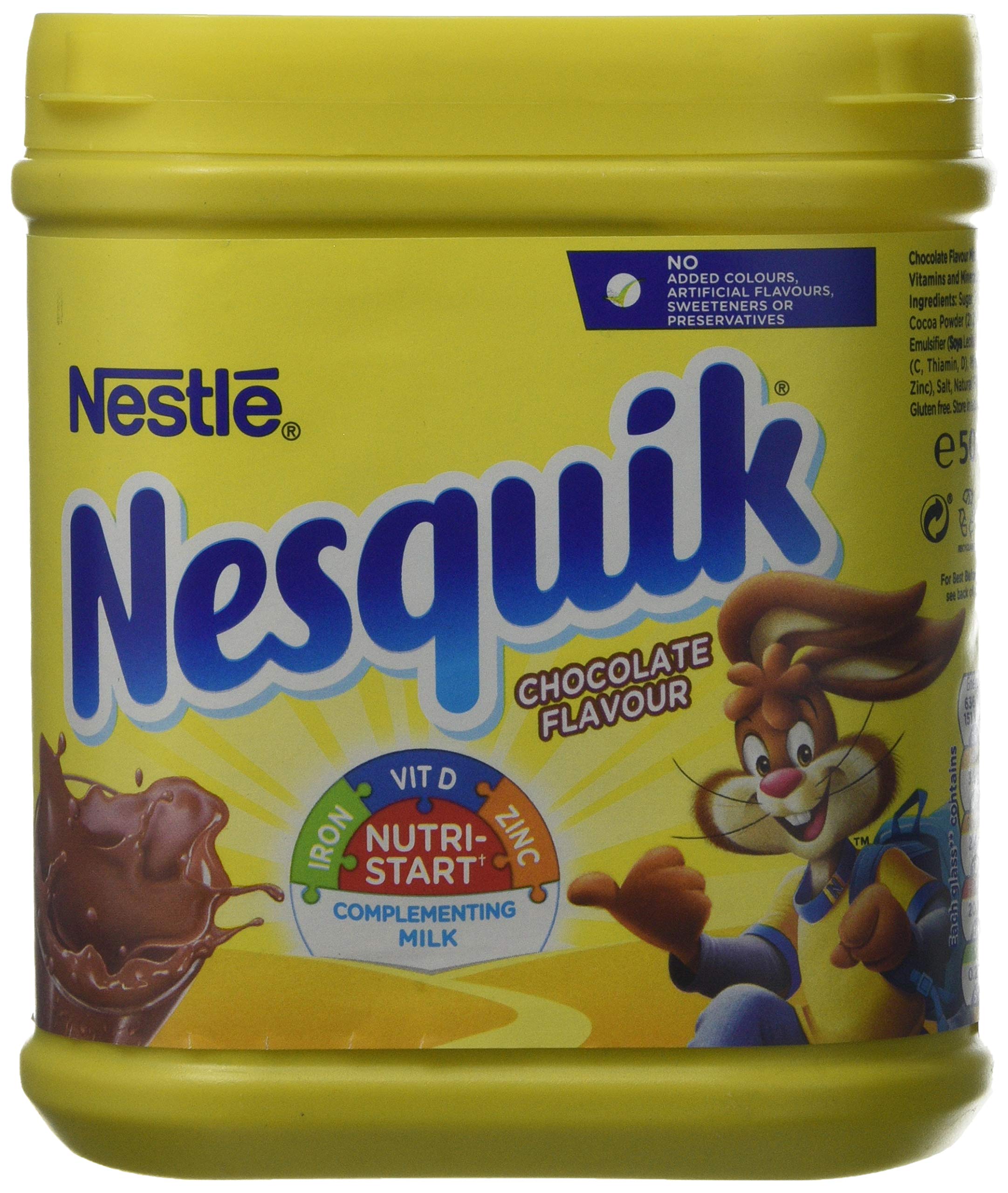 Nesquik Chocolate Flavour Milkshake Powder, 500 g (Pack of 5)
