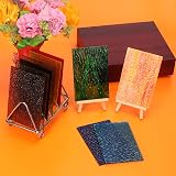 Belle Vous Mosaic Glass Sheets 10 Pack 10x15cm Mixed Colours Textured Stained view 5