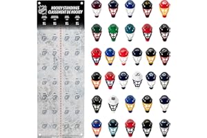 NHL Mini Goalie Mask Tracker/Standings Board
