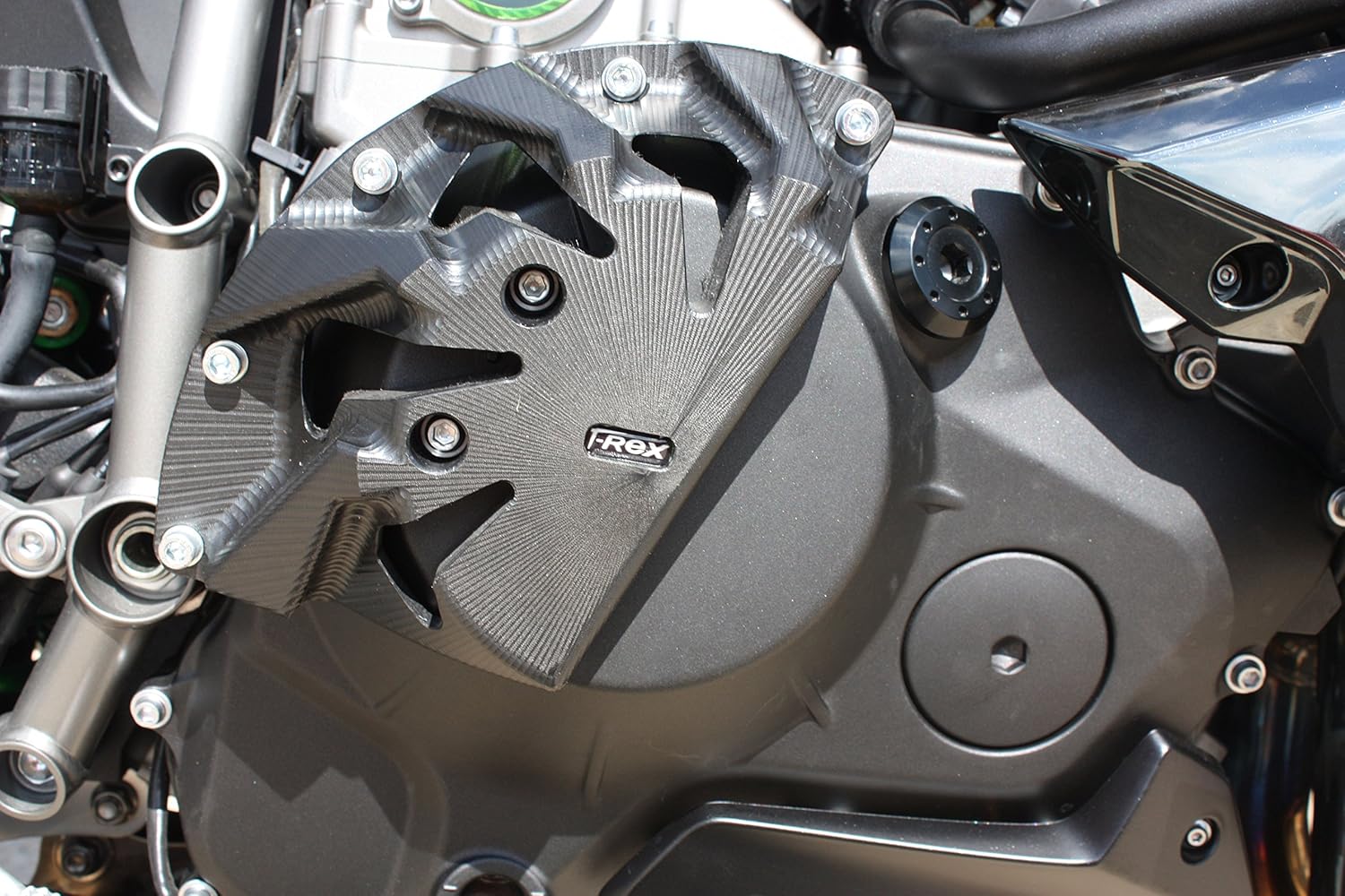 Frame Sliders Black TRex Racing 20152019 Kawasaki Ninja H2 H2R Frame