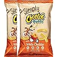 Cheetos Puffs Cheese Snacks, Simply White Cheddar Puffs 8 Ounce (pack of 2)