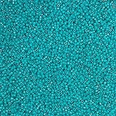 Miyuki Delica 11/0 Seed Beads - Glass Beads Bulk 5 Grams & Size 1.6mm 1000 Pieces Glass Seed Beads Turquoise (DB658)