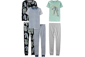 Simple Joys by Carter's Boys 6-Piece Snug Fit Cotton Pajama SetPajama Set