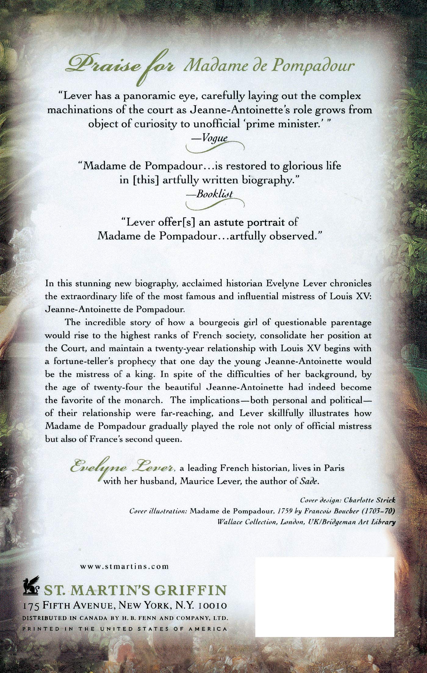 Amazon Com Madame De Pompadour A Life Lever Evelyne Temerson Catherine Books