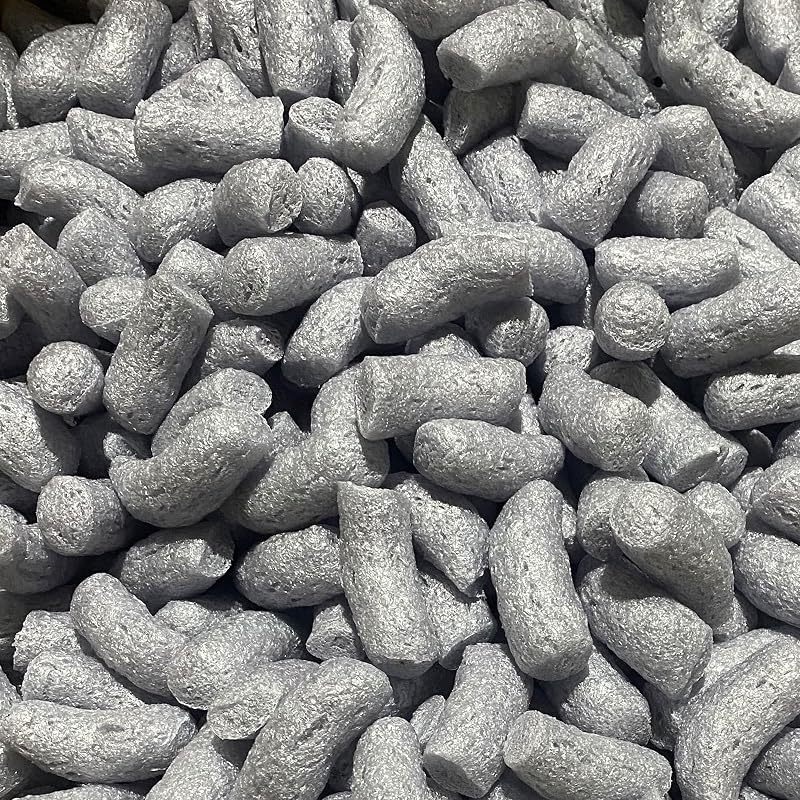 STORM EcoFlo Grey Biodegradable Packing Peanuts 5 Cu Ft Loose Fill Packaging