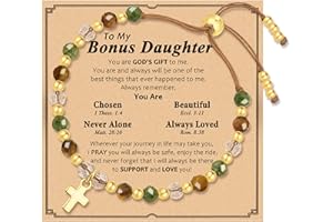 Sereney Galentines Gifts for Women Christian Cross Bracelet Gifts for Women, Galentines Day Best Friend Friendship Bracelet Bonus Daughter Gifts Inspirational Prayer Faith Get Well Bracelets as Catholic Religious Gifts Bff Bestie Christmas Gifts