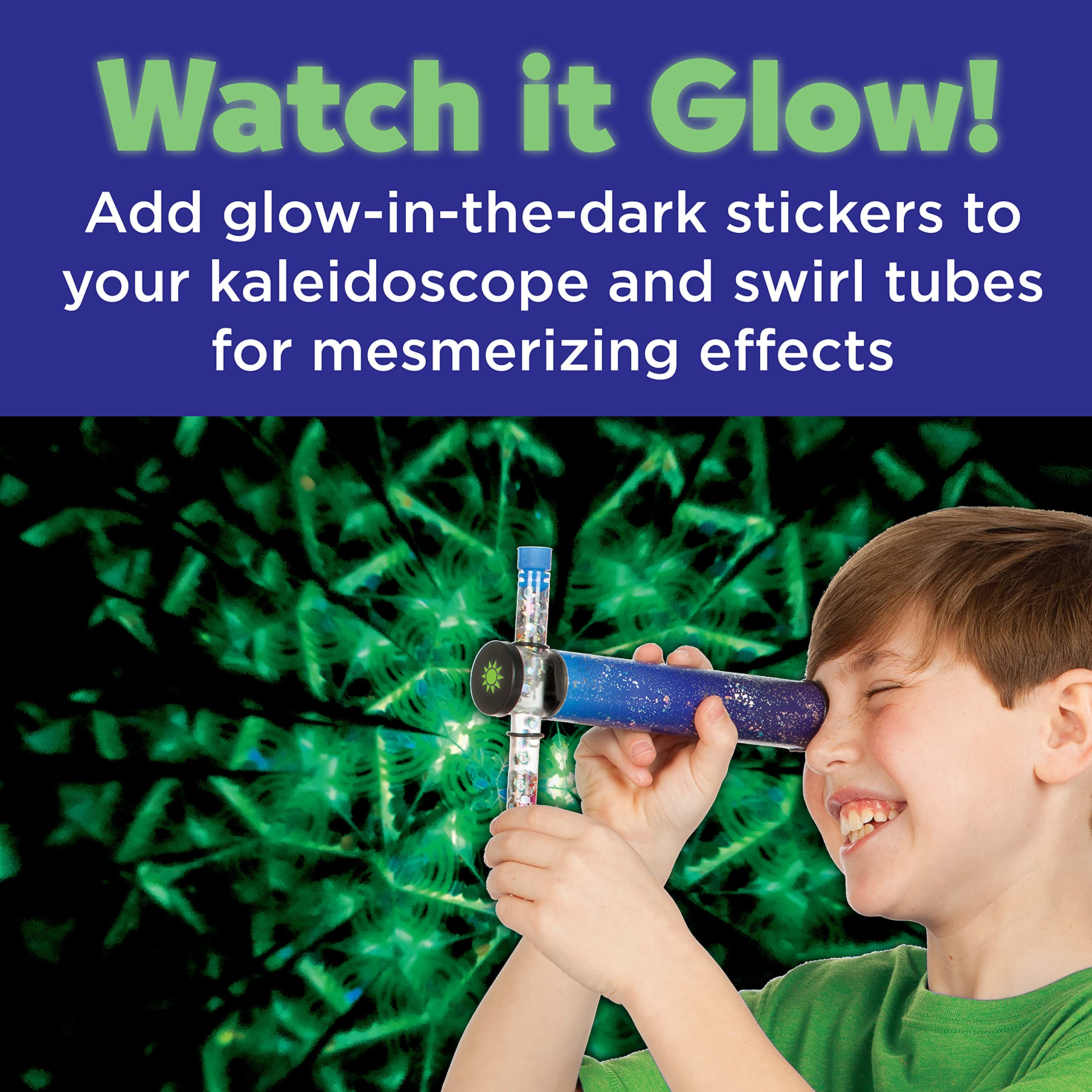 Creativity for Kids Magic Swirl Kaleidoscope Kit - Make Your Own Kaleidoscope for Kids, STEM Toys (Ages 6+)