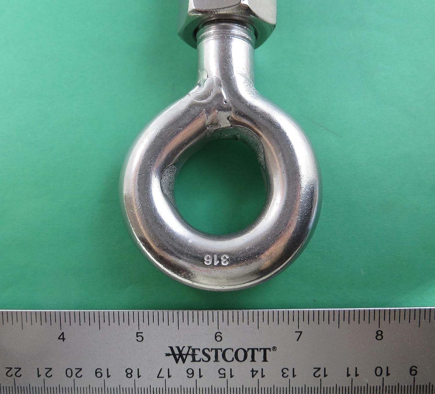 Stainless Steel 316 M20 (3/4") 20mm Turnbuckle Rigging Screw Jaw & Jaw Marine | UK - View #14