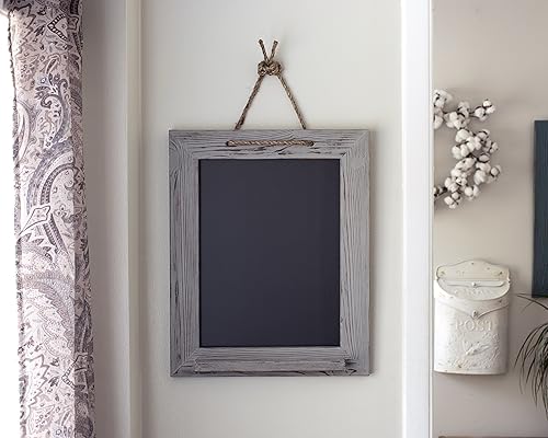 Amazon Com Wood Framed Gray Chalk Marker Board Kitchen