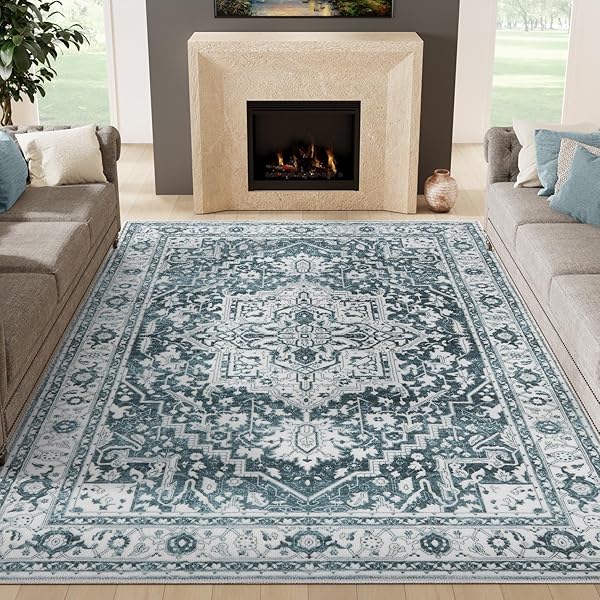 JINCHAN 6X9 AREA RUGS FOR LIVING ROOM –...