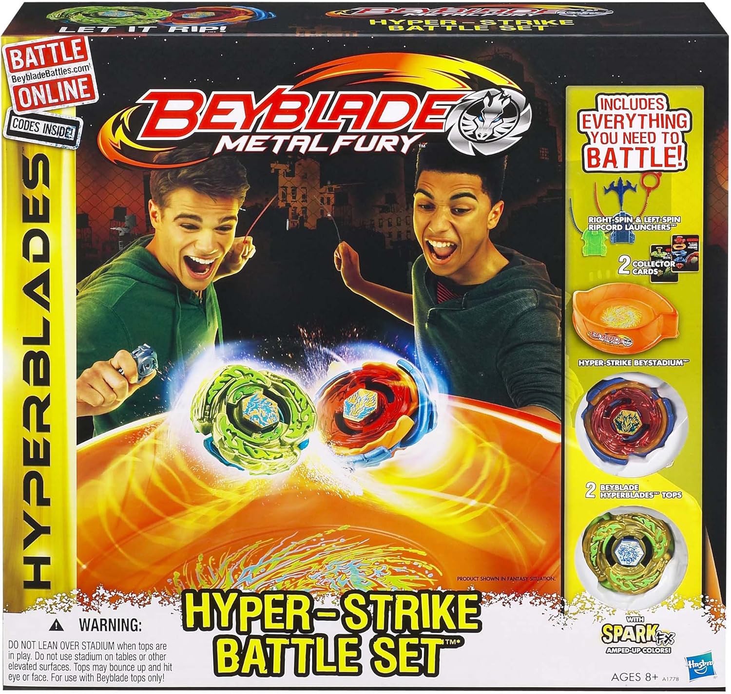 beyblade hyper strike battle set