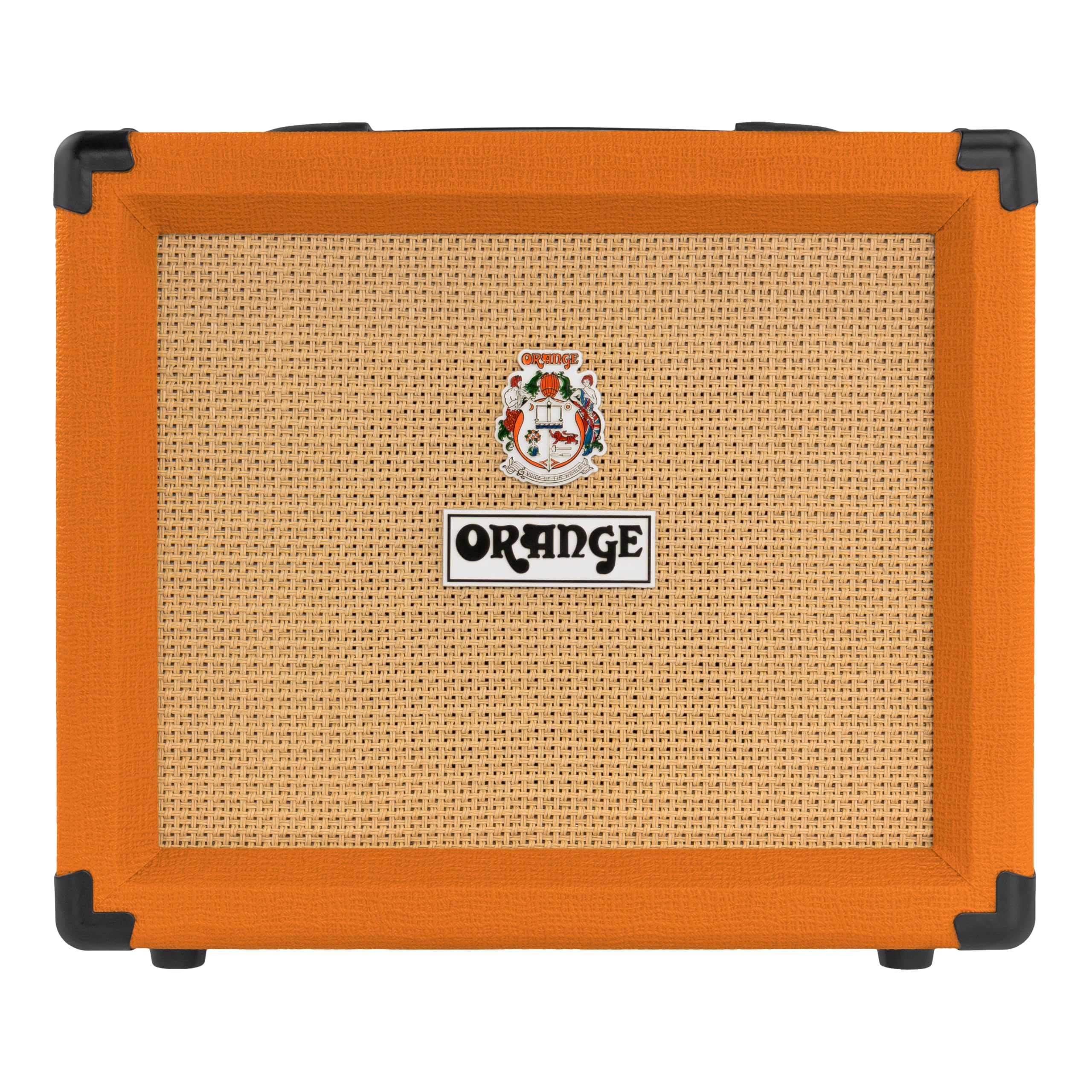 Orange Crush 20 Guitar Combo Amp - 20W Twin-Channel Electric Guitar Practice Amplifier with High-Gain Preamp, Overdrive, 3-Band EQ, Aux Input & CabSim Headphone Output, Classic Orange Tolex