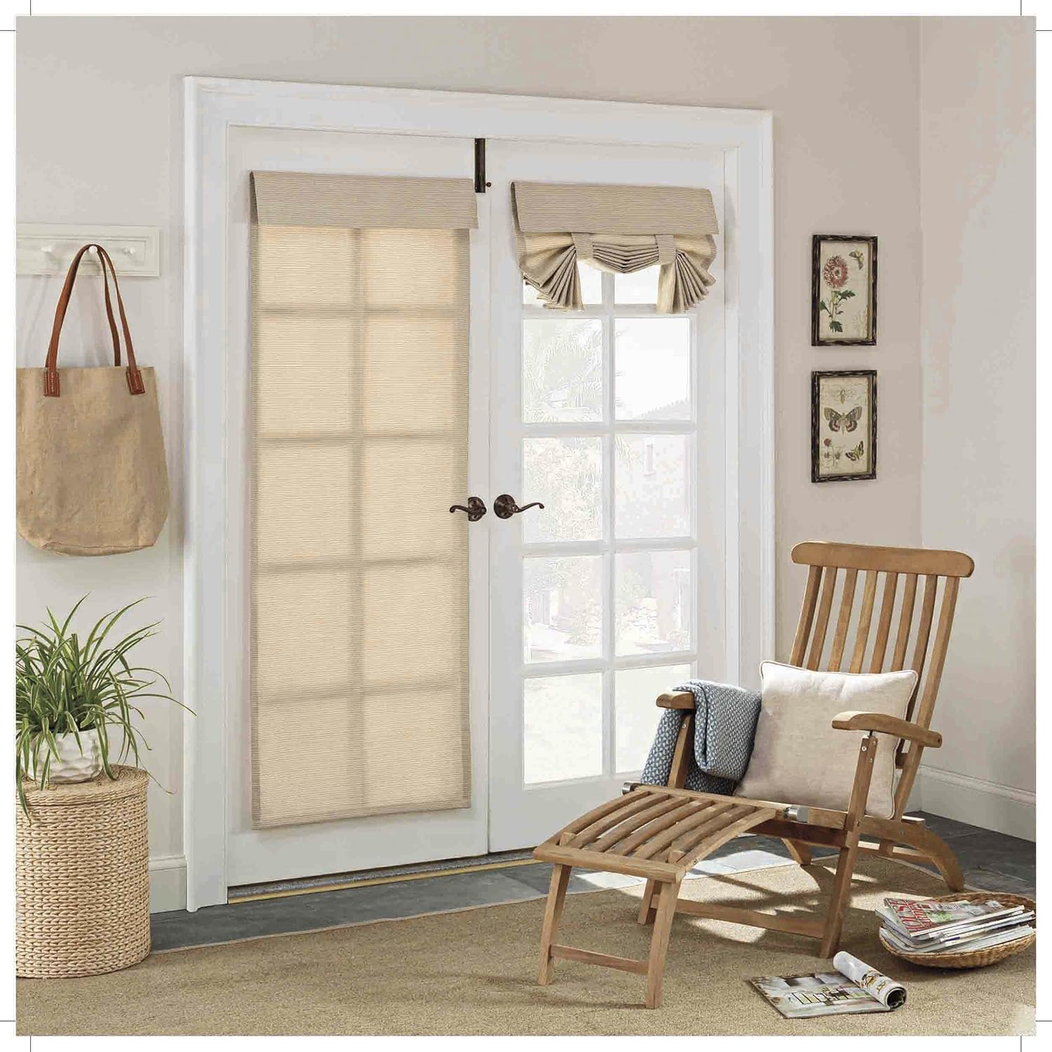 Parasol 15930026068CAM Key Largo 26-Inch by 68-Inch Patio Indoor / Outdoor French Single Door Panel, Caramel