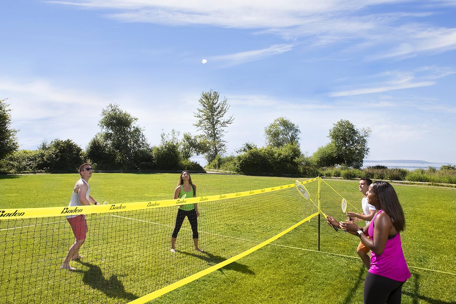 Baden Champions Badminton Set : Volleyball Net Set : Sports & Outdoors