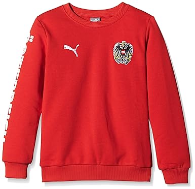 felpa puma bambino rosso