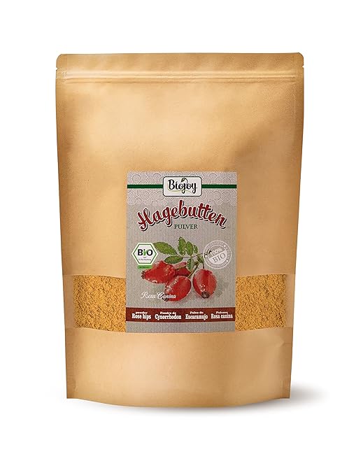 Bio-Hagebuttenpulver auf über 500 Pestizide geprüft (1,5 kg) | naturbelassene Premium-Qualität aus gemahlenen Hagebutten | au