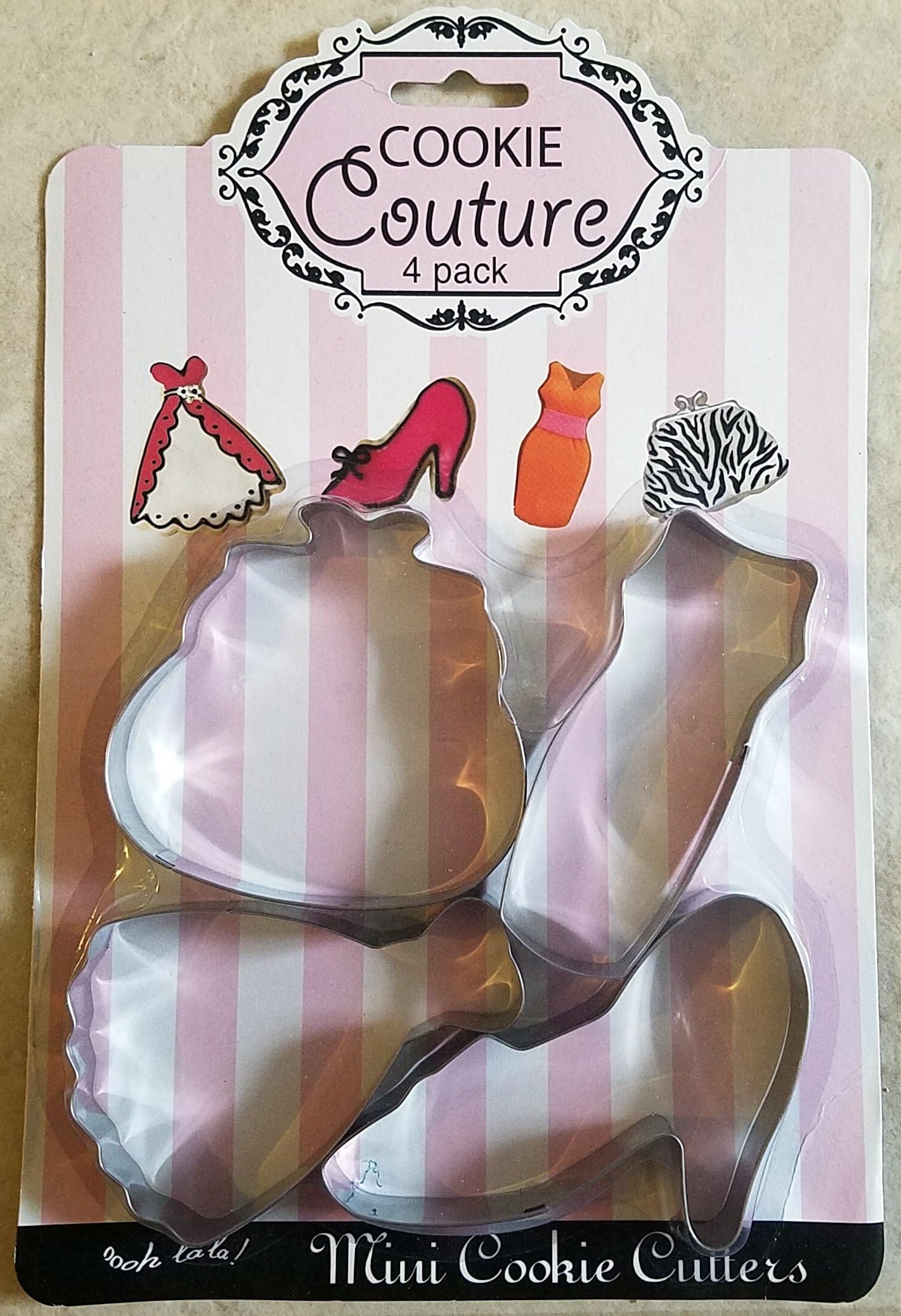 COOKIE COUTUREFashion Mini Cookie Cutters - 4 Pack