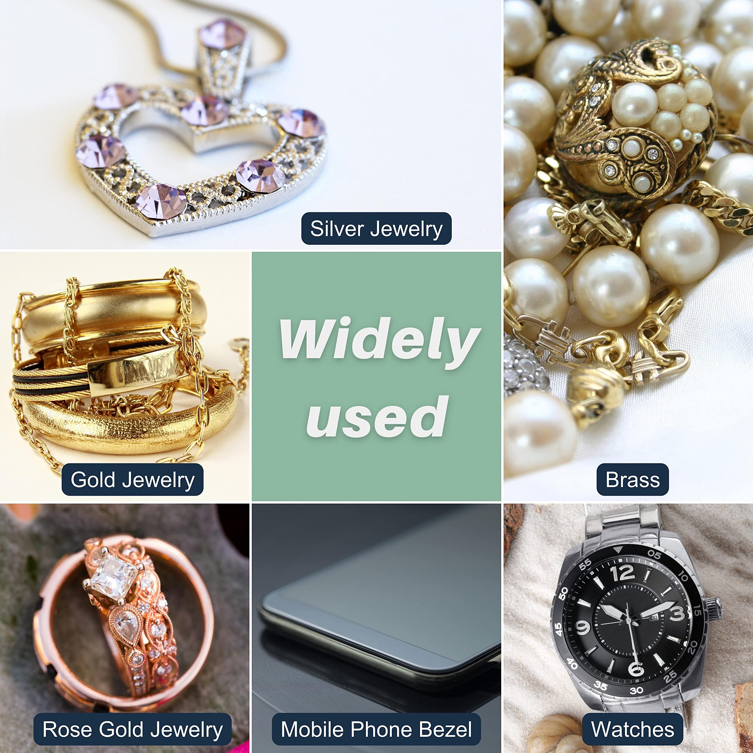 CATIFLIN 20pcs Scratch Removal Silver Polish Sticks, Double-Sided Sanding Sticks, Polishing Sticks for Gold, Rose Gold, Copper, Brass, Alloy and Other Jewelry, Watches, Cell Phones (3.54