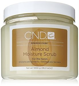 Creative Nail Almond Moisture Scrub, 17.5 Ounce