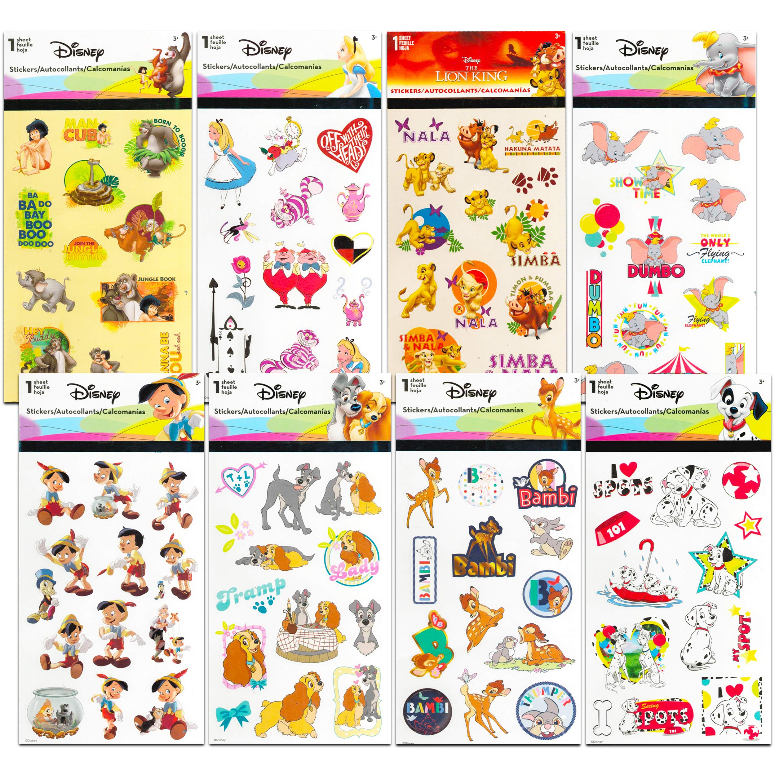 Buy Classic Disney Stickers Party Favors Mega Assortment ~ Bundle ...