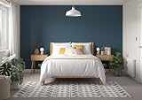 Dulux Simply Refresh Ink Well Matt Emulsion Paint 1.25 L One Coat Feature Wall view 6