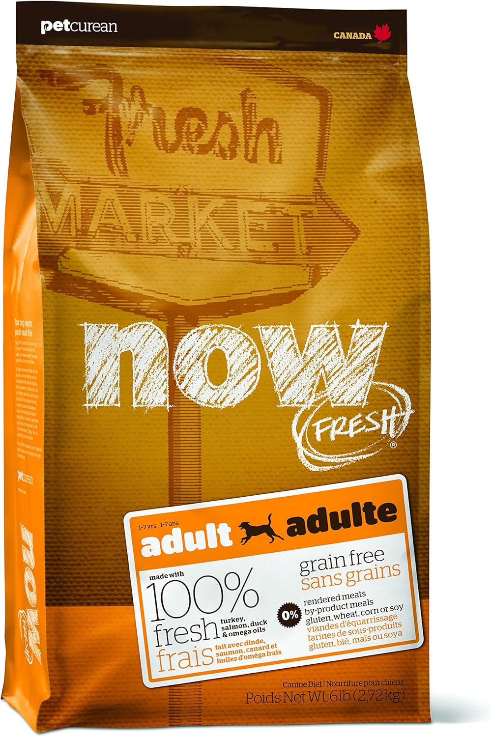 petcurean now dog food