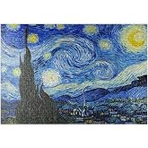 MyPuzzle The Starry Night 1889 By Vincent Van Gogh - Premium 500 Piece Jigsaw Puzzle for Adults