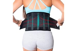 NeoHealth Plus Size Back Brace 5XL – Adjustable Lumbar Support Belt for Women & Big Men | Oversized Lower Back Pain Relief Wrap for Tall, Obese & Overweight Individuals | Heavy Duty Comfort Design