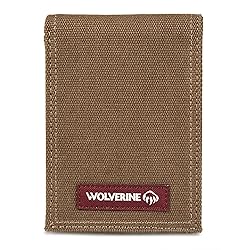 WOLVERINE Men's RFID Blocking Rugged Front Pocket