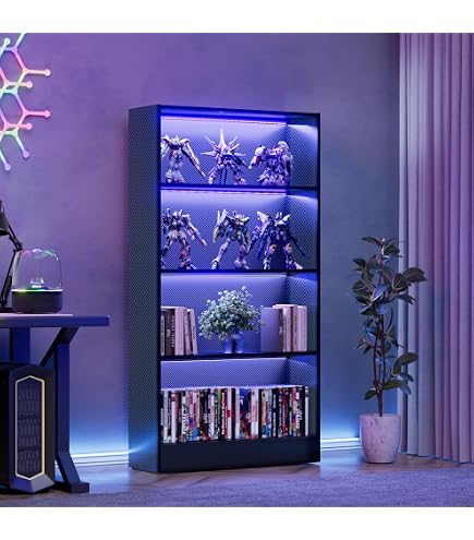 Amazon.com: Luxury Display Shelf, Curio Display Cabinet, Sturdy