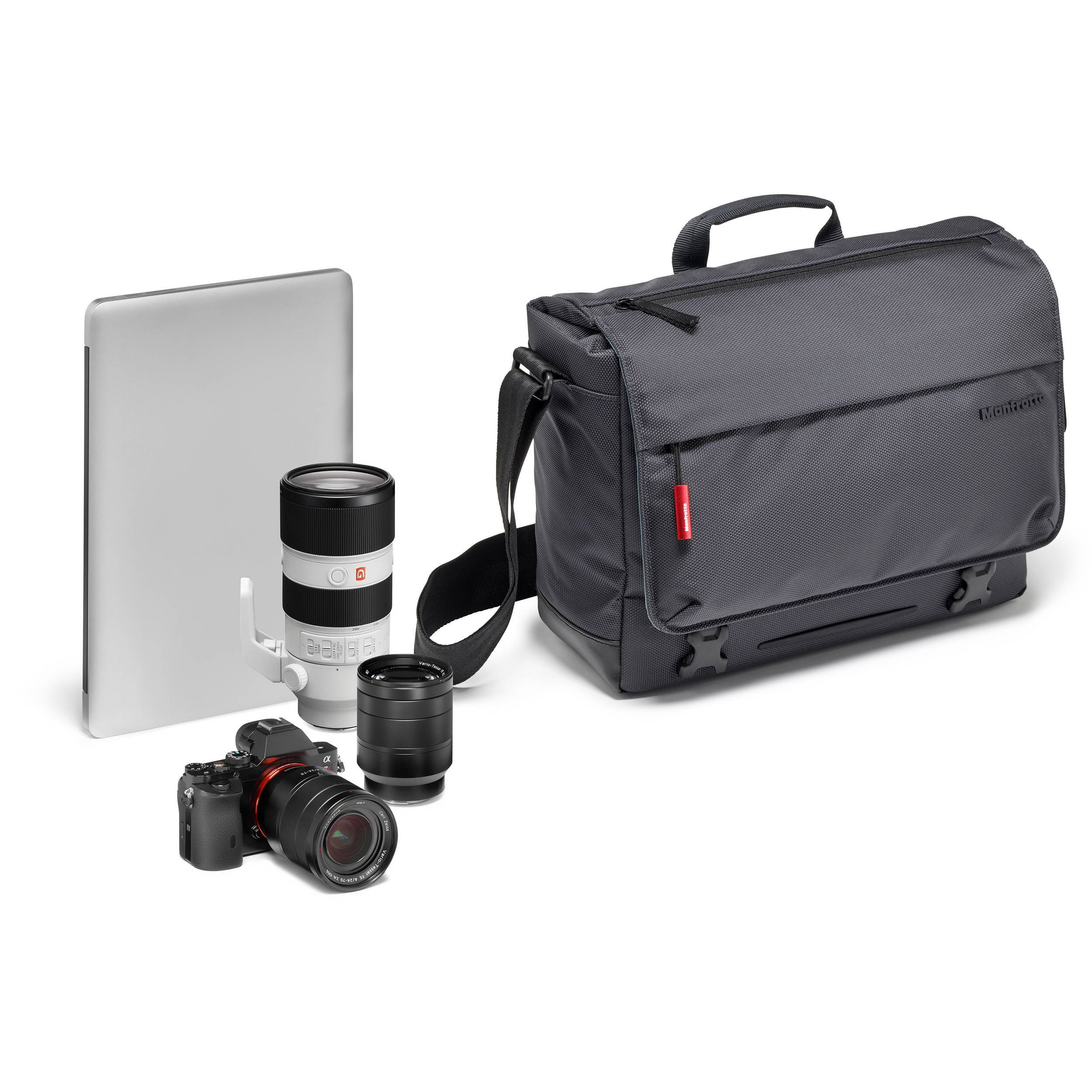 Manfrotto Speedy-10 Manhattan Messenger Bag for DSLR/CSC - Grey — image 1