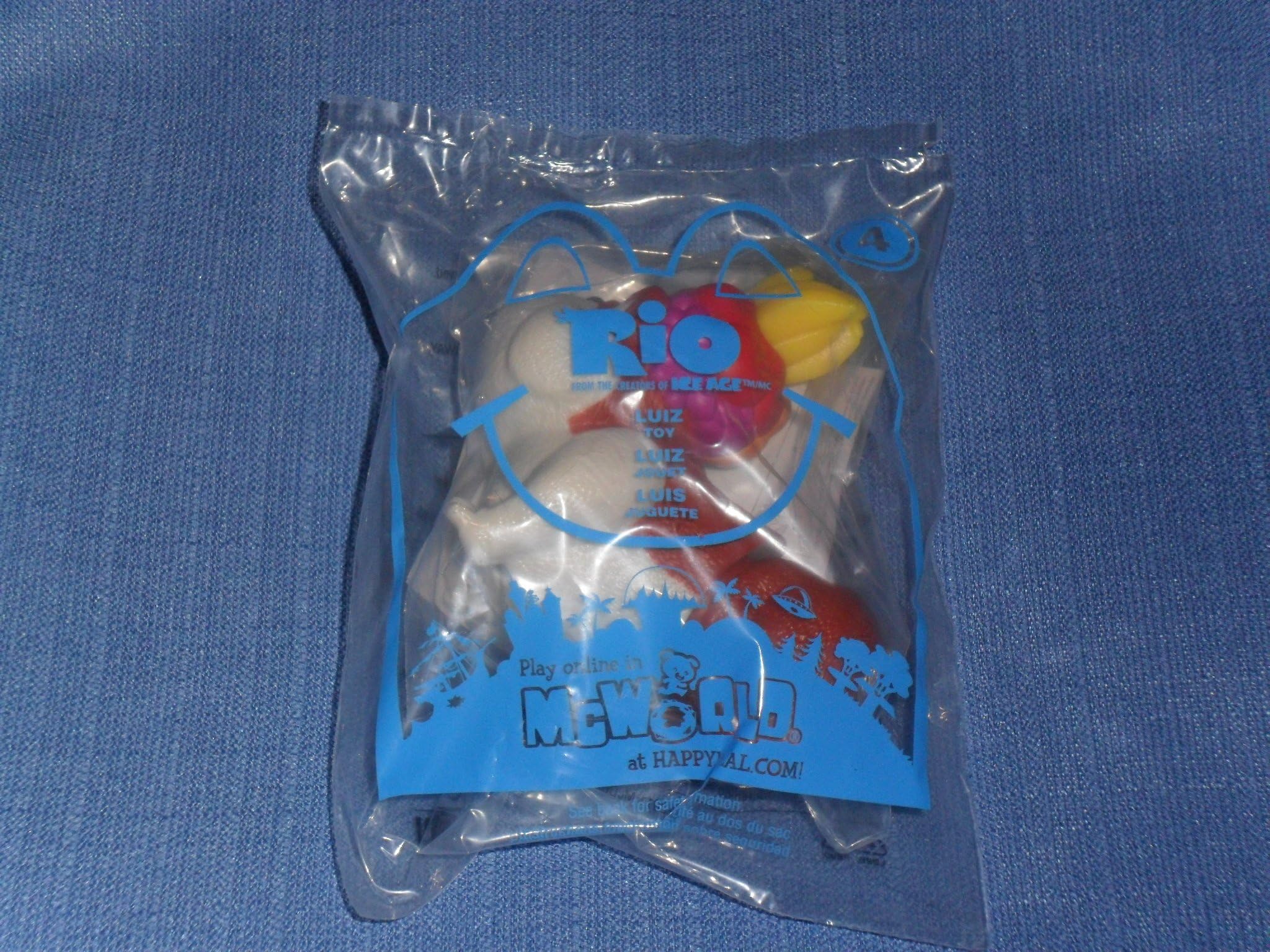 2011 McDonalds Happy Meal . . . Rio Luiz Toy . . . #4