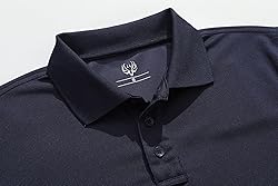 KAOKLRNI Men's Quick-Dry Active Polo Shirts Short