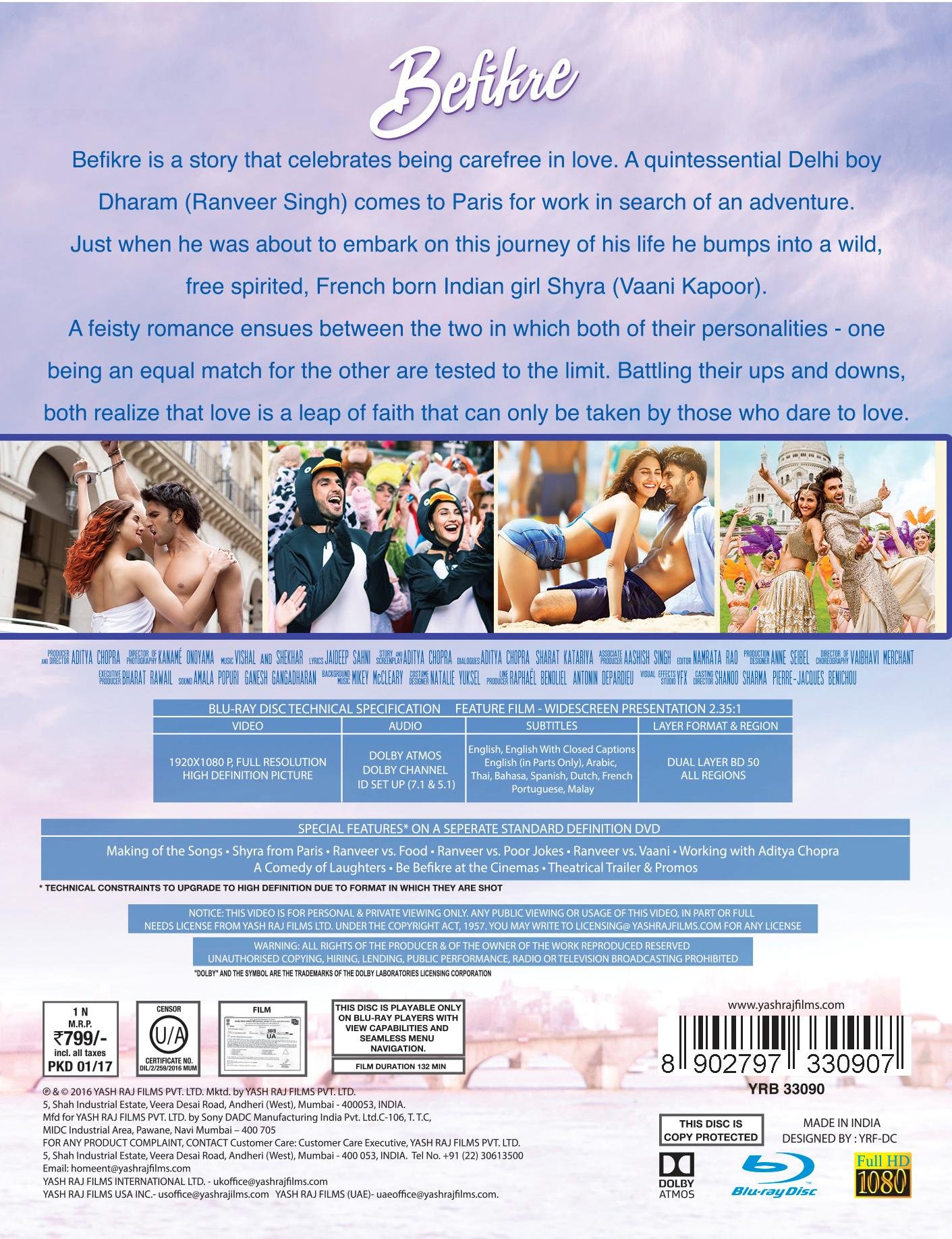 Befikre full movie 2017 hindi hd