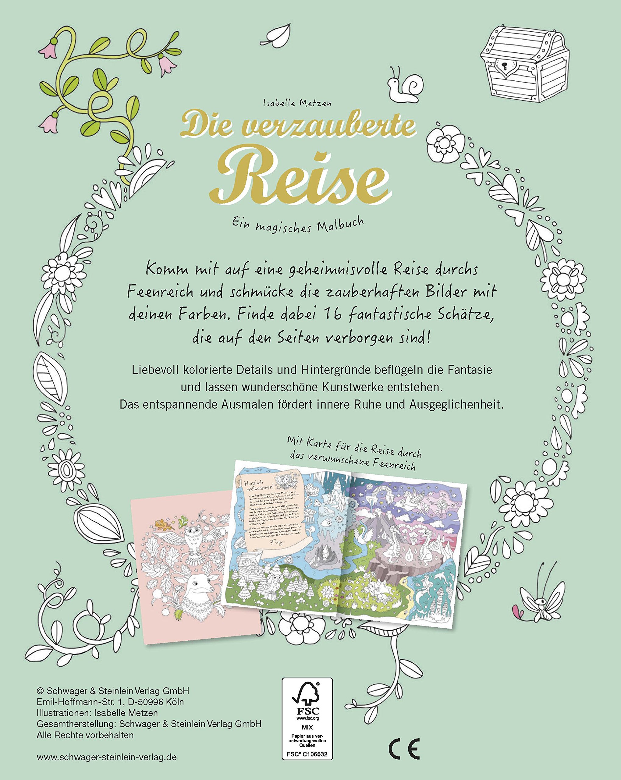 Die Verzauberte Reise Ein Magisches Malbuch Amazon De Isabelle Metzen Bucher
