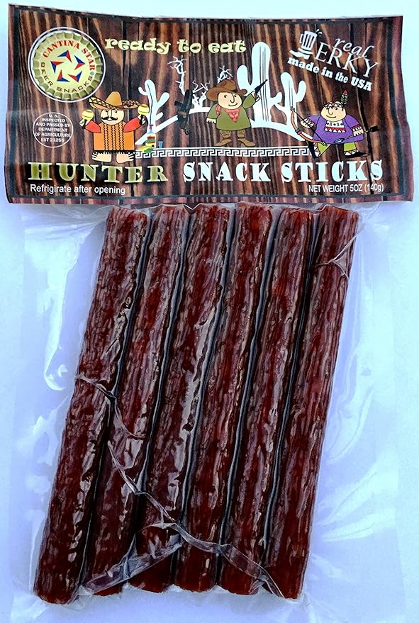 "Hunter Beef Sticks", Beef Jerky, 4oz