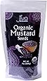 Jiva Organics Organic Black Mustard Seeds 7ounce Bag - 100% Natural & Non-GMO